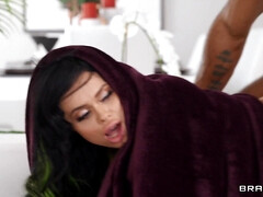 お尻, デカチン, フェラチオ, ハードコア, 異人種間, オマンコ, オッパイの, 濡れ