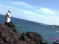 爸, 顔射, キス, アウトドア, 公共, オマンコ, 喫煙, オッパイの