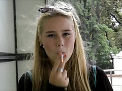 Belleza, Tetona, Polla, Hembra, Orgasmo, Coño, Fumando, Solo