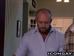 matt stevens pushes big cock in her tight ass after rimming