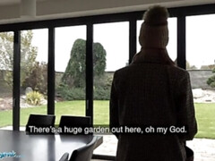 Public Agent Redhead Brit Lenina Crowne fucks for posh villa