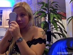 ブロンド, フェラチオ, バック, 毛深い, 手コキする, ハードコア, 淫乱熟女, タトゥー