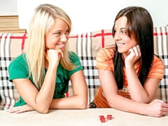 お尻, ブロンド, キス, レズビアン, なめる, 下着, オナニー, ティーン