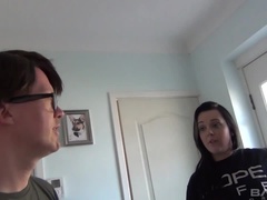 Pijpbeurt, Sperma shot, Sperma in gezicht, Ondergoed, Rijpe lesbienne, Doordringend, Slikken