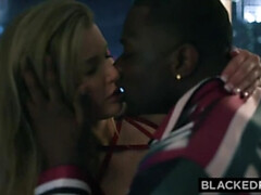 Negro, Rubia, Mamada, Estilo perrito, Sexo duro, Hotel, Lamidas, Montar