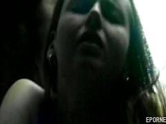 Vivi Anne's naughty outdoor adventure: A cumshot in her redhead mouth