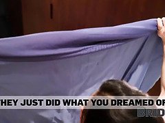 Braut, Braunhaarige, Vollbusig, Betrug, Tschechisch, Hd, Muschi, Sohn