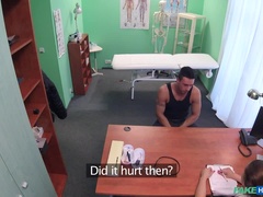 Amateur, Culo, Médico, Enfermera, Oficina, Coño, Tetas, Uniforme