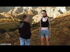 Bondage discipline sadomasochisme, Gebondenheid, Bruinharig, Dominatie, Hd, Vernedering, Buiten, Vastgebonden