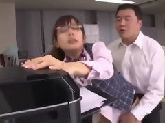 アジア人, 美女, フェラチオ, ハードコア, 日本人, オフィス, ティーン, オッパイの