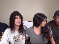 Schlafzimmer, Grosse titten, Schwarz, Blondine, Hundestellung, Milf, Orgasmus, Titten