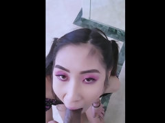 Aziatisch, Kont, Pijpbeurt, Hondjeshouding, Hd, Interraciaal, Natuurlijke tieten, Tieten likken