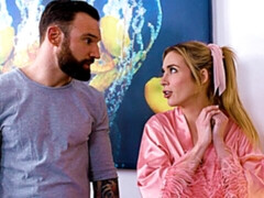 Grote lul, Masseren, Natuurlijke tieten, Klein, Mager, Tiener, Tietenklus, Tieten likken