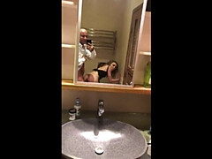 素人, アナル, お尻, 浴室, デカチン, フェラチオ, 自家製, ティーン