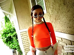 Gros cul, Sucer une bite, Mixte, Éjaculer dans la bouche, Interracial, Fille latino, Pov, Gicler