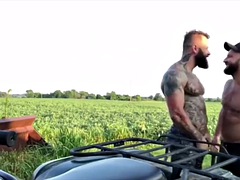 In den arsch, Blasen, Paar, Schwul, Hardcore, Im freien, Öffentlich