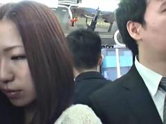 美女, デカパイ, フェラチオ, 茶髪の, 手コキする, 熟年, 淫乱熟女, オッパイの