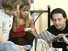 Amateur, Pareja, Corridas faciales, Alemán, Público, Realidad, Flaco, Adolescente