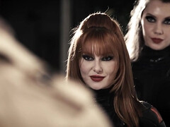 Zwart, Blond, Bruinharig, Mollig, Sperma shot, Diep in de keel, Biljart, Roodharige vrouw