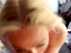 Huge Tits Blonde Fucked Hard in Van Car - Big Sophie with monster tits