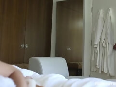 When Dreams Come to Life: Handjob Fantasy with a Blonde Bombshell