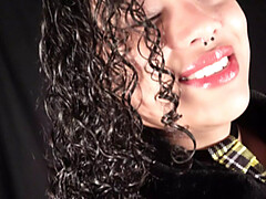 Grote lul, Hd, Indisch, Latijnse vrouw, Melk, Gezichtspunt, Ruw, Stiefmoeder