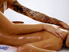 Grosse titten, Blondine, Fingern, Lesbisch, Massage, Natürlichen titten, Öl, Orgasmus