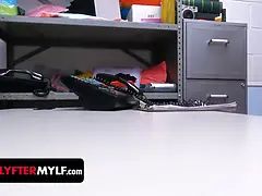 Crystal Clark's Big Tits Get Pounded Hard During Backroom Cavity Search