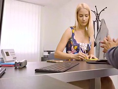 LOAN4K. Without much dialogue, the woman proceeds to have sex with the creditor