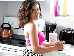 Latina Coochies featuring Ella Cruz's fingering scene