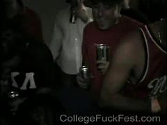 フェラチオ, 大学生, ハードコア, パーティ, 三人