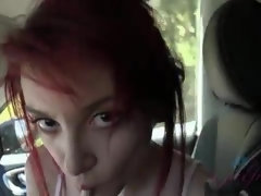 Amateur, Sucer une bite, Tir de sperme, Rousse roux, Adolescente