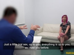 Kont, Pijpbeurt, Sperma shot, Lul, Hakken, Kantoor, Kort haar, String