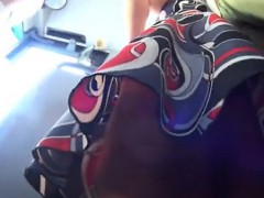 素人, フェティッシュ, アウトドア, 公共, スカートのぞき