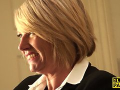 Kont, Blond, Brits, Sperma shot, Rijpe lesbienne, Moeder die ik wil neuken, Kut duiken, Kousen