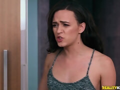 Nana, Blonde, Sucer une bite, Couple, Dingue, Mignonne, Embrassement, Nénés