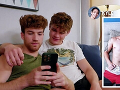 Grote lul, Pijpbeurt, Bruinharig, Diep in de keel, Homo, Hd, Anaal likken, Trio