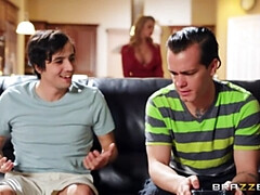 Tetas grandes, Rubia, Vestido, Tacones, Mamá, Coño, Español, Tatuaje