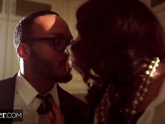 フェラチオ, カップル, 顔射, ハードコア, 下着, オマンコ, 馬乗り, オッパイの