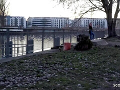 18, デカ尻, デカパイ, フェラチオ, 大学生, ドイツ人, お金, ティーン