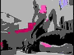 茶髪の, ヨーロピアン, フェティッシュ, 熟年, 淫乱熟女, ナイロン, ストッキング, ティーン