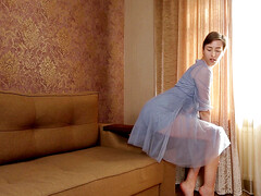 茶髪の, カワイイ, ドレス, オナニー, 自然山雀, パンティ, 一人, ヴァージン