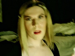 Amateur, Anal, Grosse bite, Tir de sperme, Lingerie, Chevaucher, Transsexuelle, Solo