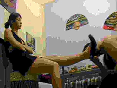 緊縛, ヨーロピアン, フェムドム, フェティッシュ, 熟年, ナイロン, ストッキング, ティーン