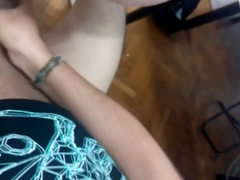 Amateur, Blonde, Collège université, Tir de sperme, Public, Adolescente