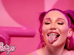 Grosse titten, Dildo, Hd, Absätze, Muschi, Solo, Spielzeuge, Nass