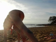 Enthousiasteling, Daddy, Flashing, Orgasme, Buiten, Slipje, Gezichtspunt, Bekijker