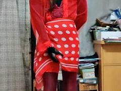 Leie, Lingerie, Masturbation, Strumpfhose, Transfrau, Solo