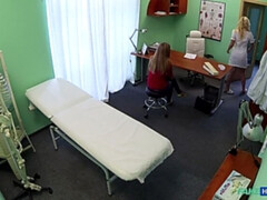 素人, 医者, レズビアン, なめる, 看護婦, オフィス, ユニフォーム, のぞき