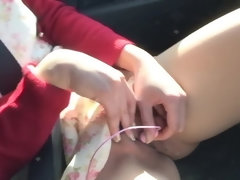 素人, アジア人, 車, 日本人, オナニー, 淫乱熟女, おもちゃ, バイブレーター